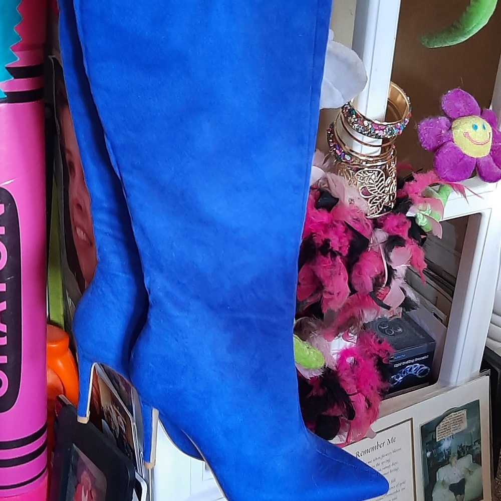 Thigh high boots, never worn